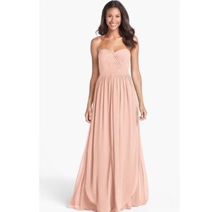 Jenny Yoo Blush Strapless Wedding Dress